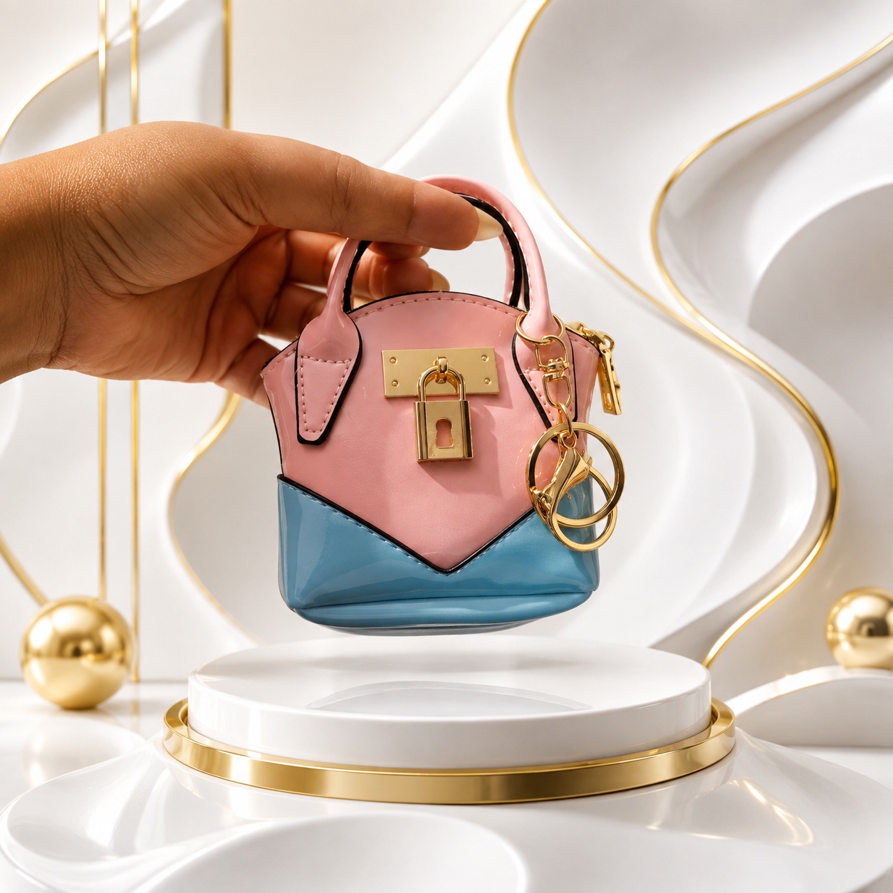 Mini Handbag Keyring
