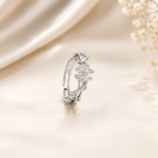 Crystal Blossom Ring