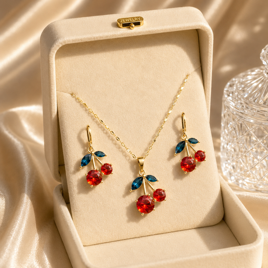 Cherry Jewellery Set