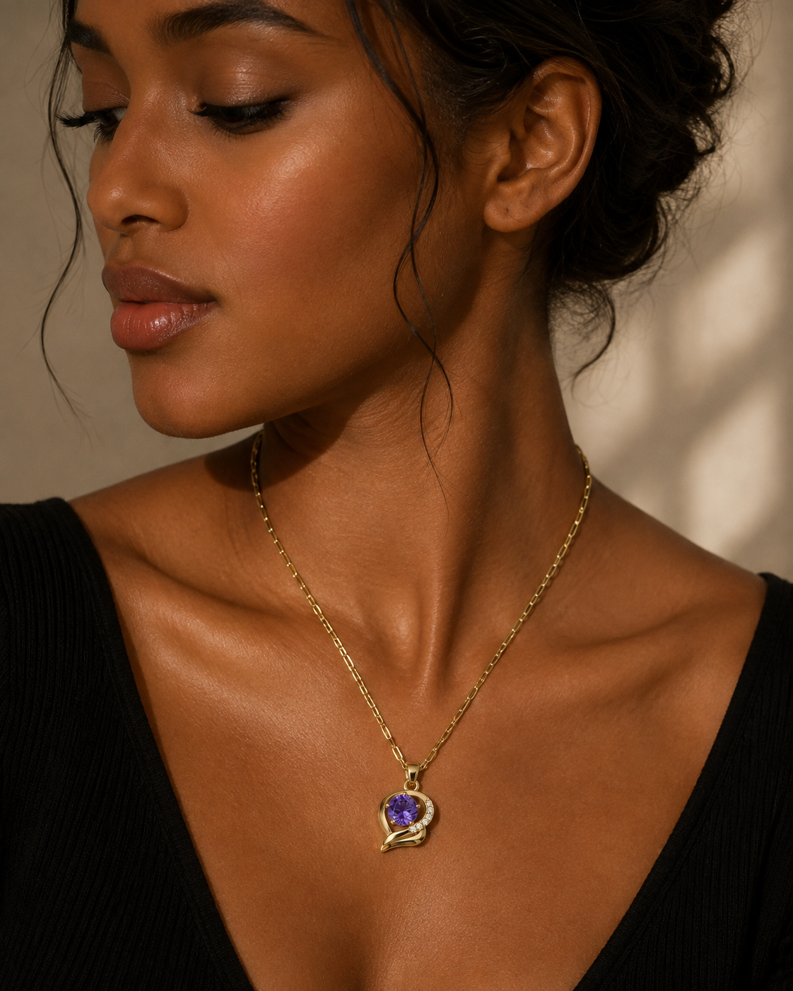 Purple Elegance Necklace