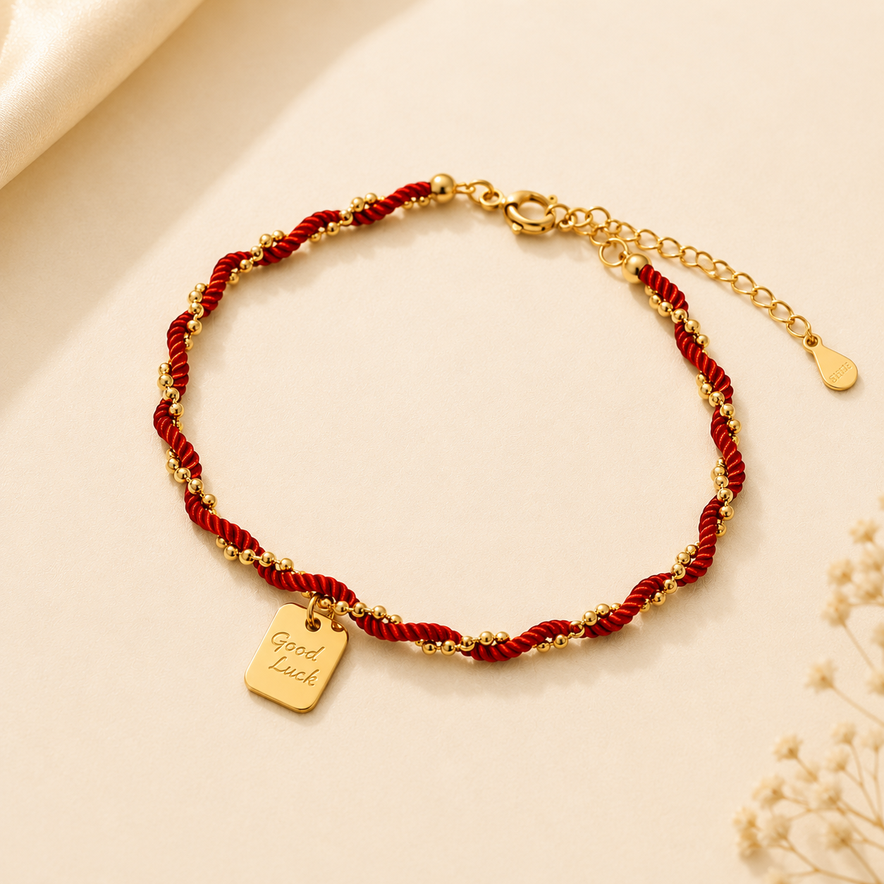 Red Lucky Charm Bracelet