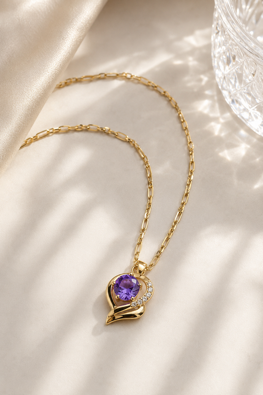 Purple Elegance Necklace