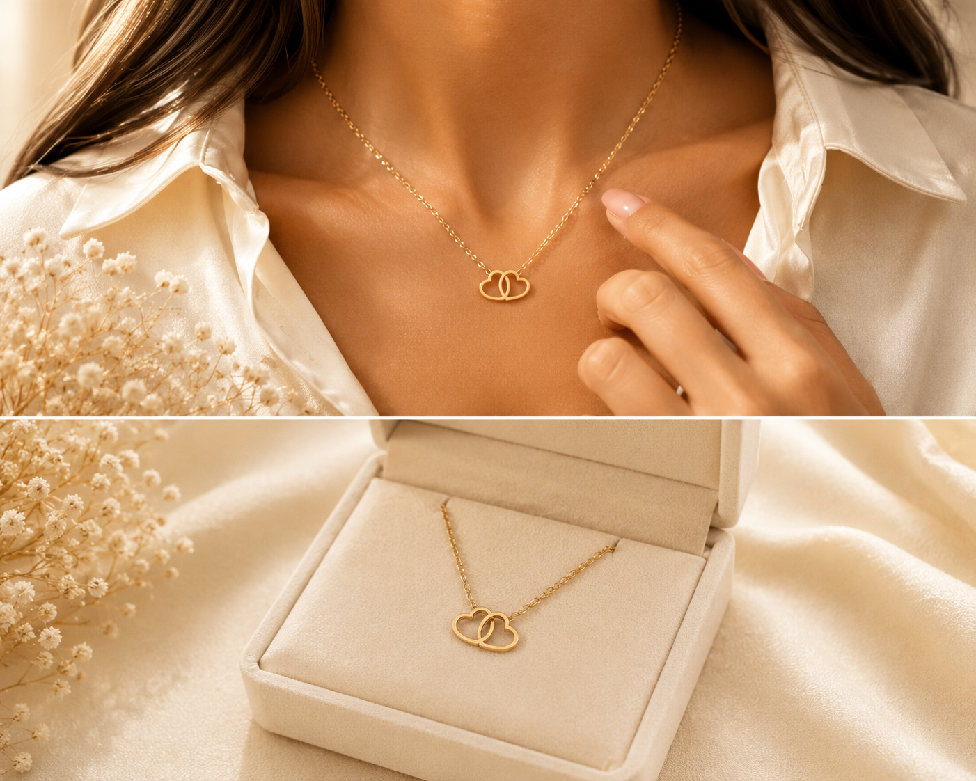 Interlocking Hearts Necklace